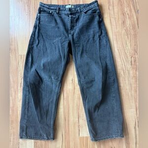 Madewell darted barrel jeans